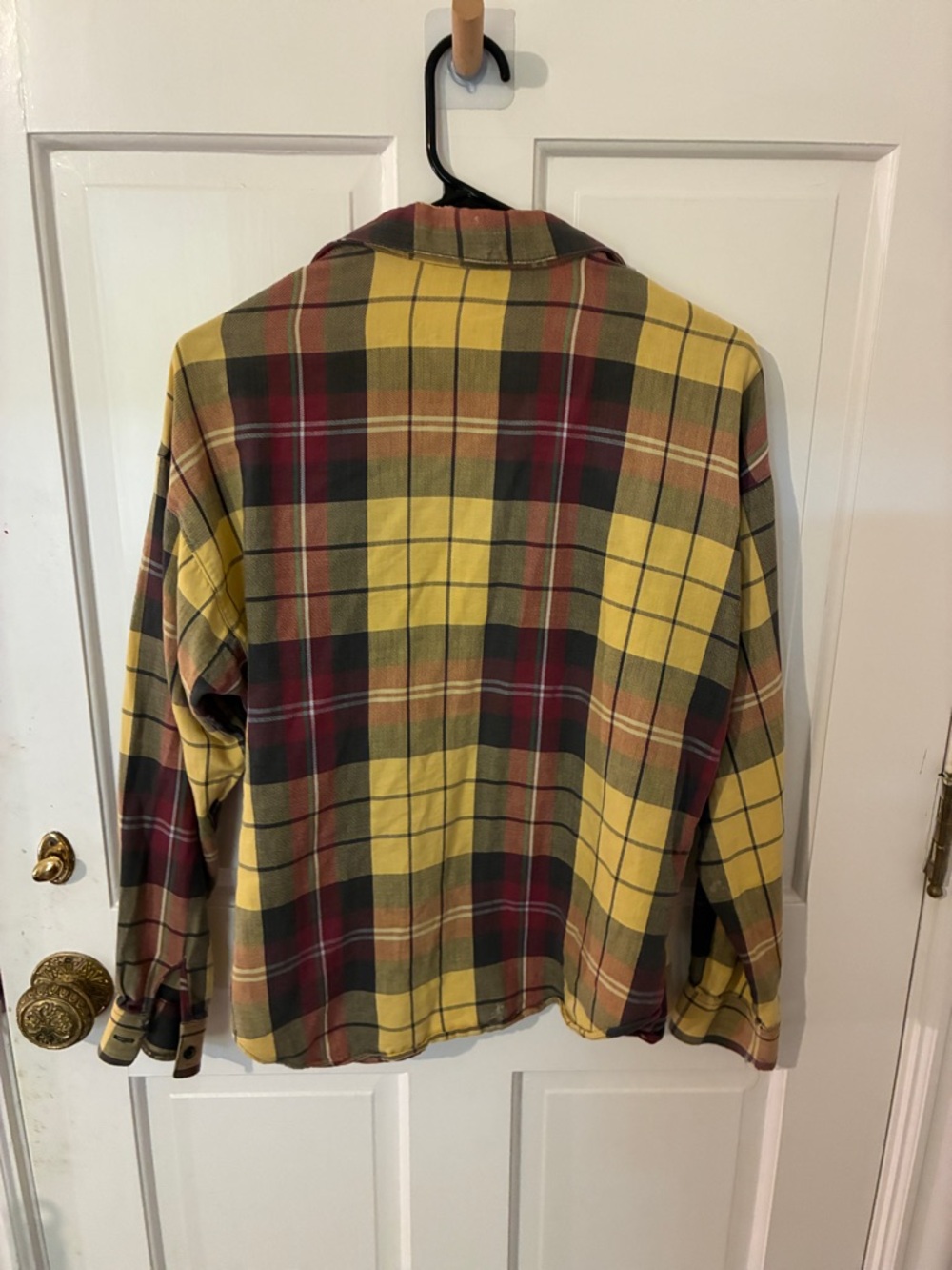 EUC VINTAGE DVF Plaid Button-Up Shirt - Picture 4 of 4